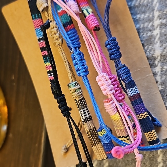 Boho Textile Stacking Bracelets - Picture 3 of 3